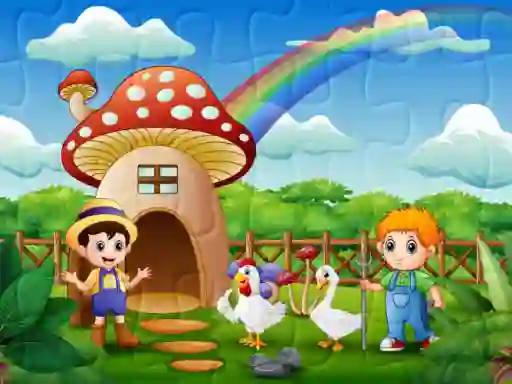 Permainan Farm Animal Jigsaw secara online
