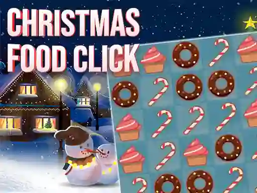 Permainan Christmas Food Click secara online