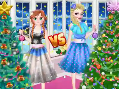 Permainan Ellie VS Annie Christmas Tree secara online