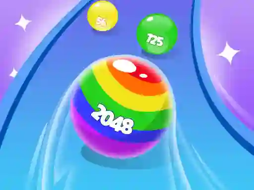 Permainan 2048 Run Gorgeous Balls secara online