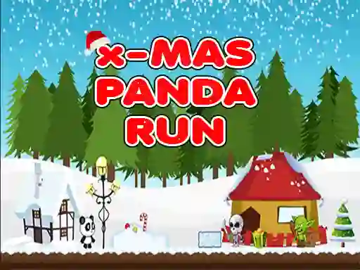 Permainan X-mas Panda Run secara online