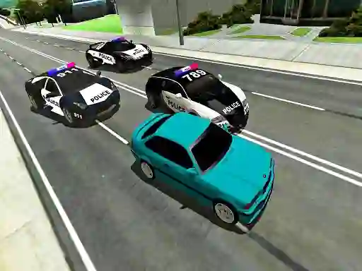 Permainan Mad Cop Police Car Race: Police Car vs Gangster Escape secara online