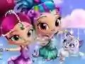 Permainan Shimmer and Shine Dress up secara online