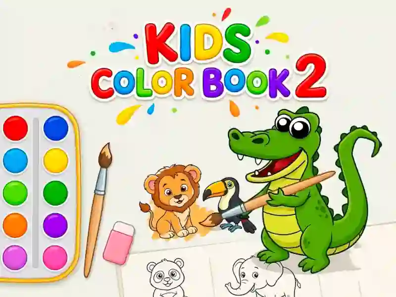 Permainan Kids Color Book 2 secara online