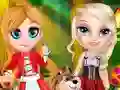 Permainan Little Elsa In Red Hood secara online