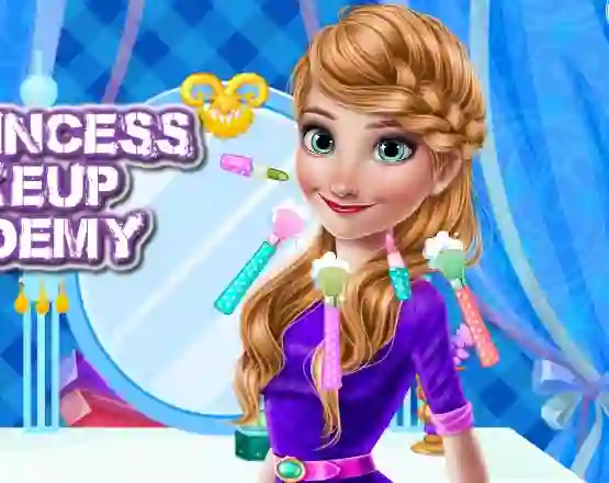 Permainan Ice Princess Make Up Academy secara online