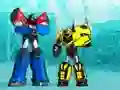 Permainan Transformers Robots in Disguise: Super Mini-Con Striker secara online