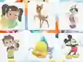 Permainan Cartoon Characters: Memory secara online