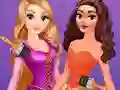 Permainan Disney Princesses Rainbow Dresses secara online