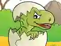 Permainan Dino Coloring Game secara online