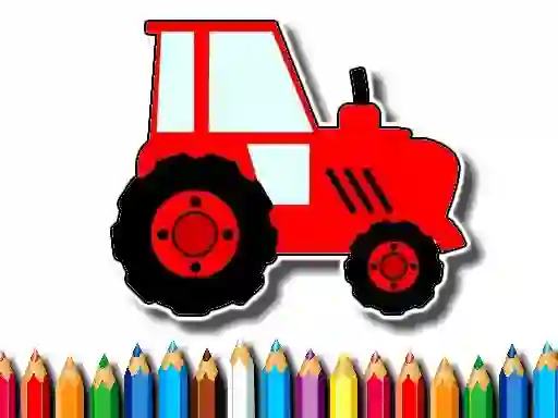 Permainan Easy Kids Coloring Tractor secara online