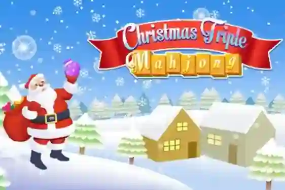 Permainan Christmas Triple Mahjong secara online