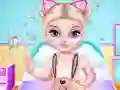 Permainan Naughty Baby Elsa's Weekend secara online