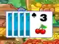 Permainan Tri-Fruit Solitaire! secara online