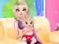 Permainan Princess Elsa Baby Born secara online
