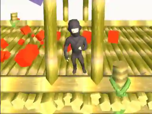 Permainan Ninja Runs 3d secara online