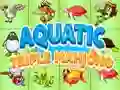 Permainan Aquatic triple mahjong secara online