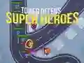Permainan Tower defense : Super heroes secara online