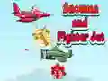 Permainan Snowman and Fighter Jet secara online