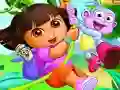 Permainan Dora the explorer Hidden stars secara online