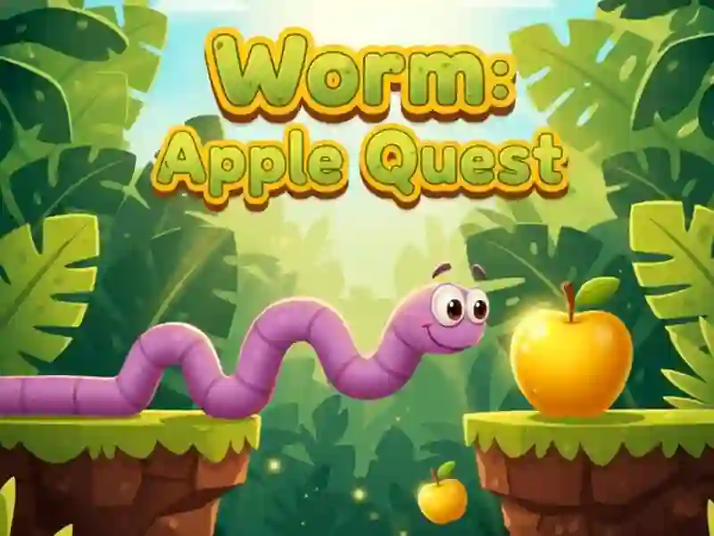 Permainan Worm:  Apple Quest secara online