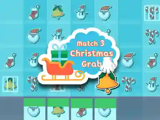 Permainan Christmas Grab Match 3 secara online