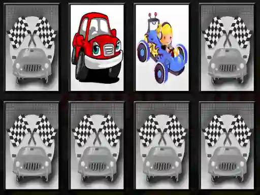 Permainan Racing Cars Memory secara online