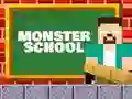 Permainan Monster School: Roller Coaster & Parkour secara online