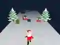 Permainan 3D Santa Run secara online