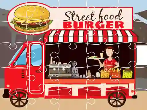 Permainan Burger Trucks Jigsaw secara online