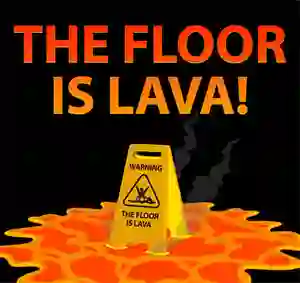 Permainan The Floor is Lava secara online