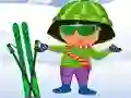 Permainan Dora Ski Dress up secara online