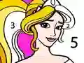 Permainan Princess Coloring By Number secara online