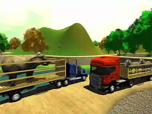 Permainan Offroad Animal Truck Transport Simulator 2020 secara online