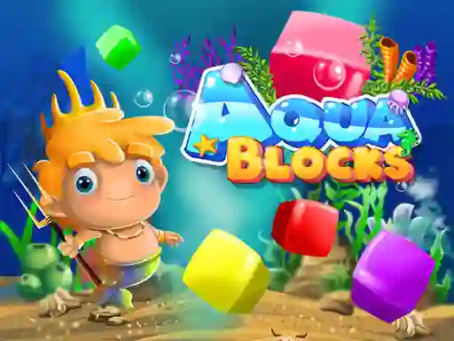 Permainan Aqua blocks secara online
