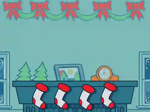 Permainan Christmas Stockings Memory secara online