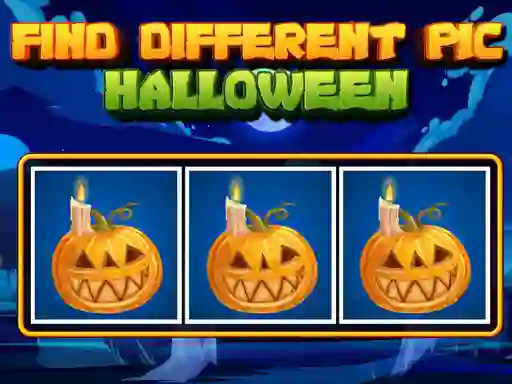 Permainan Find Different Pic Halloween secara online