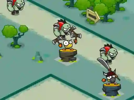 Permainan King Bird Tower Defense secara online