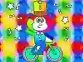 Permainan Coloring Book: Monkey Rides Unicycle secara online