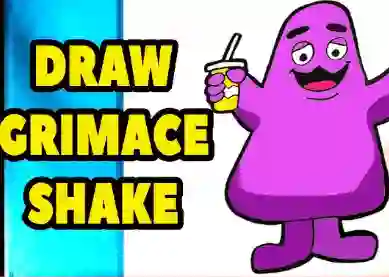 Permainan Grimace Shake: Draw and Erase secara online
