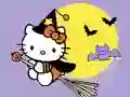 Permainan Coloring Book: Kitty Halloween secara online