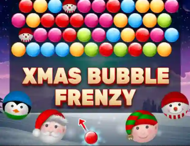 Permainan Xmas Bubble Frenzy secara online