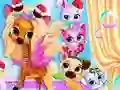 Permainan Pets Grooming Bubble Party secara online