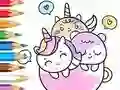 Permainan Coloring Book: A Cup Of Unicorn secara online