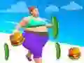 Permainan Muscle Girl Calorie Run secara online