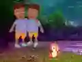 Permainan Twins Escape From Night Forest secara online