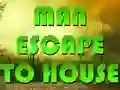 Permainan Man Escape To House secara online