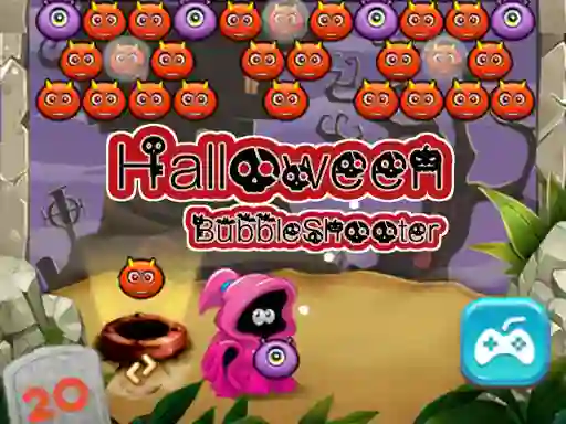 Permainan Halloween Bubble Shooter secara online