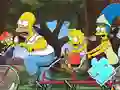Permainan Jigsaw Puzzle: Simpson Family Riding secara online