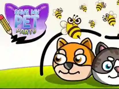 Permainan Save My Pet Party secara online